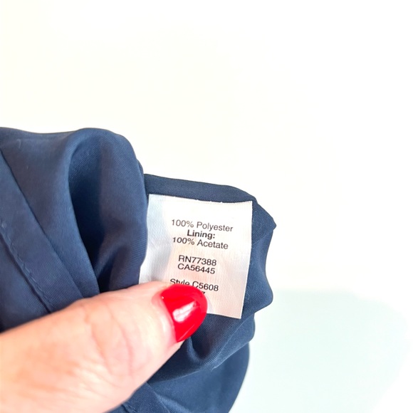 J Crew Mod Dot Polka Dot Shift Mini Dress Navy White Nautical Preppy Coastal 6 - Picture 8 of 12